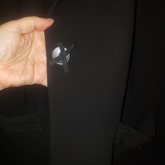 Danny & Nicole 2 piece beautiful black dress - Picture 2 of 4